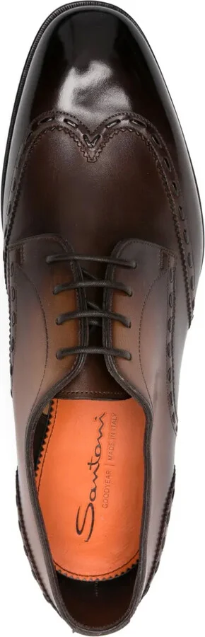 Leather Stitching-Detail Shoes - Image 4