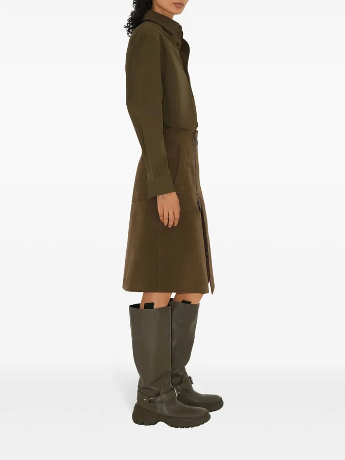 Leather Stomp Knee-High Boots - Image 3
