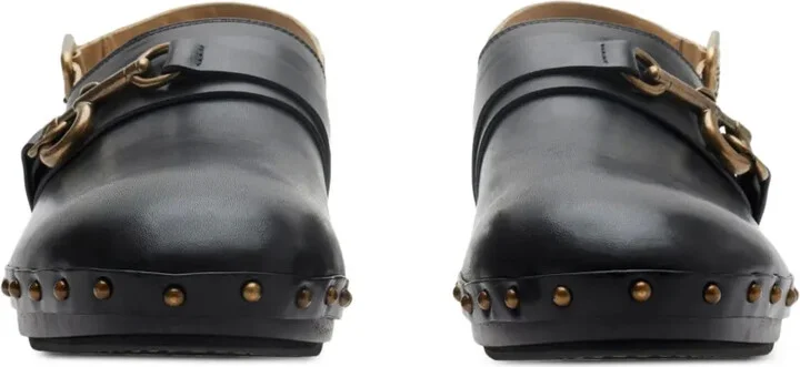 leather strap Clogs - Image 2
