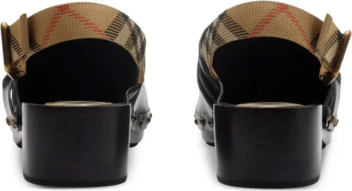 leather strap Clogs - Image 3