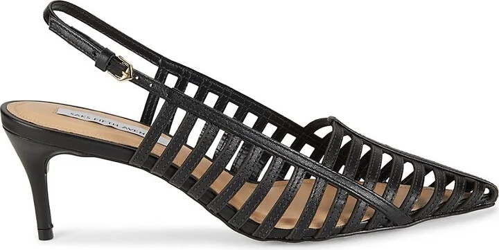 Leather Strap Pumps