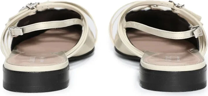 Leather Strappy Ballerina Shoes - Image 3