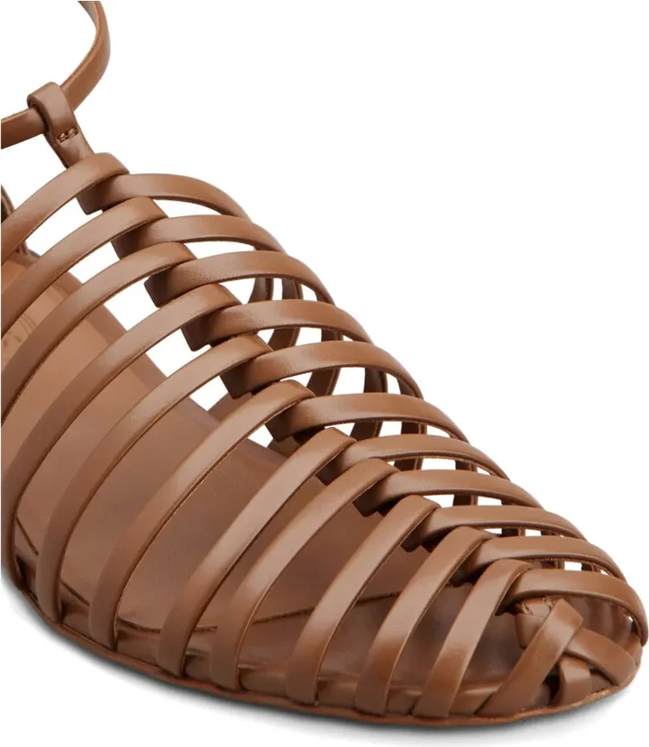 Leather Strappy Sandals - Image 5
