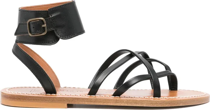 Leather Strappy Sandals