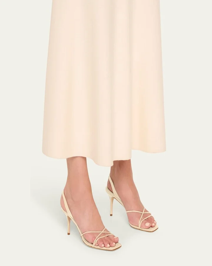 Leather Strappy Slingback Sandals - Image 8
