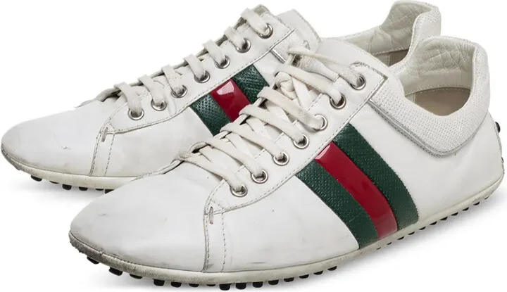 Leather Stripe Sneakers - Image 2