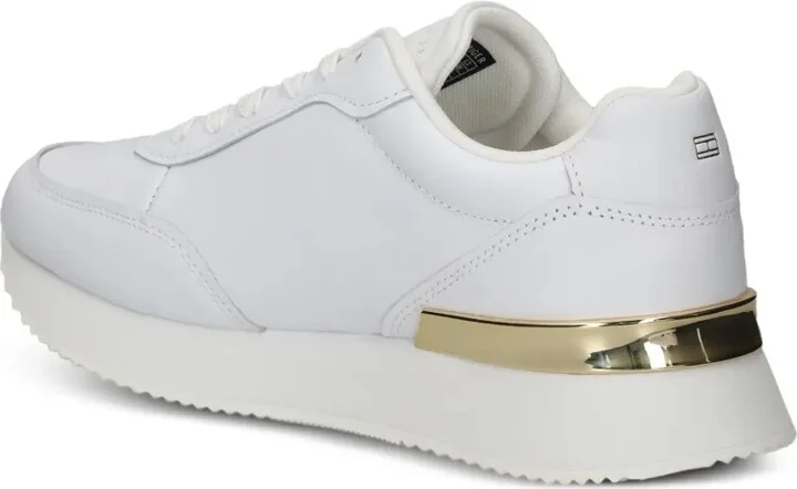 Leather Striped Low-Top Sneakers - Image 4
