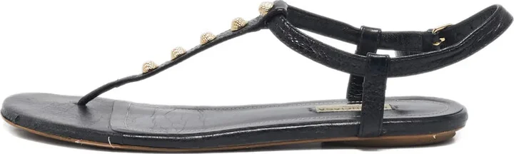 Leather Studded Sandals