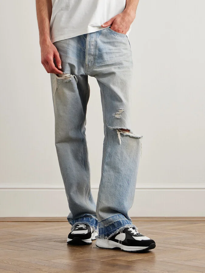 Leather, Suede and Mesh Sneakers - Image 2