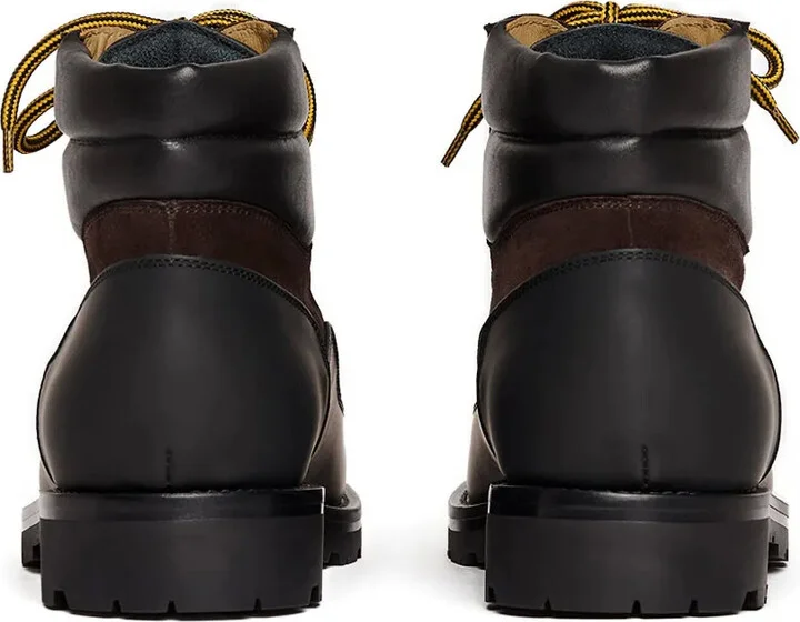 Leather Suede Lace-Up Boots - Image 3
