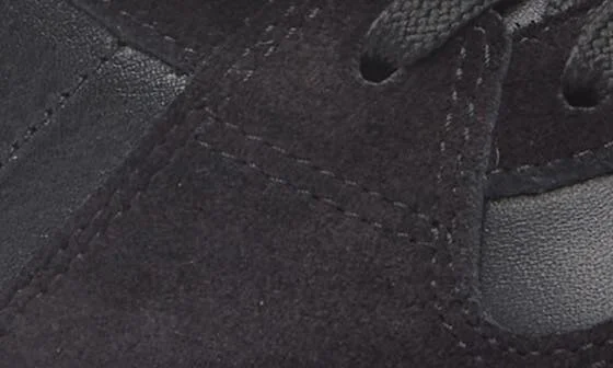 Leather & Suede Lace-Up Low Top Sneaker - Image 7