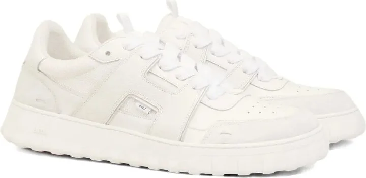 Leather Suede Lace-Up Sneakers - Image 2