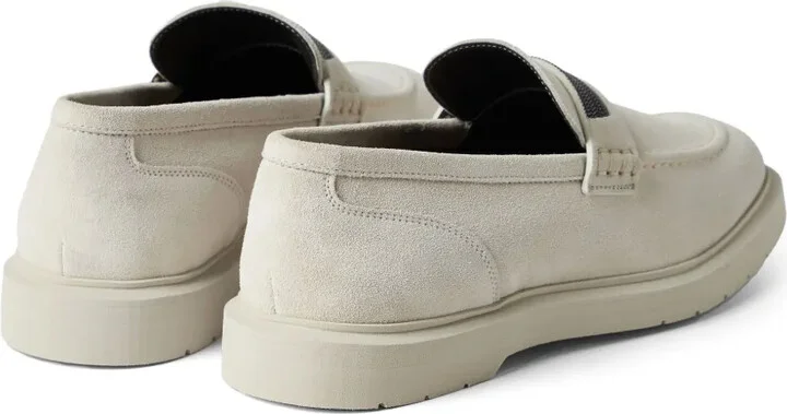 Leather Suede Loafers - Image 3