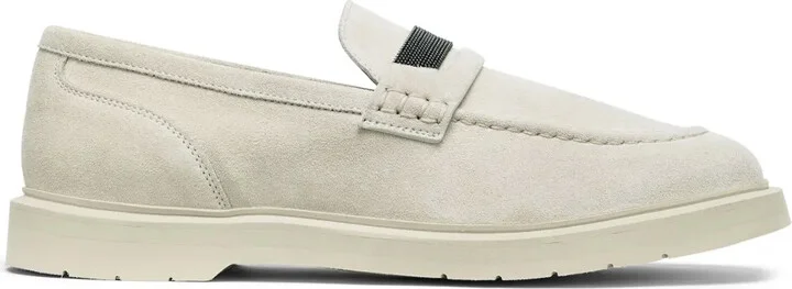 Leather Suede Loafers