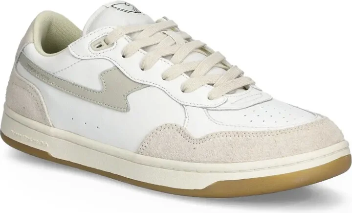 Leather Suede Low-Top Sneakers - Image 2