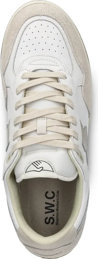 Leather Suede Low-Top Sneakers - Image 4
