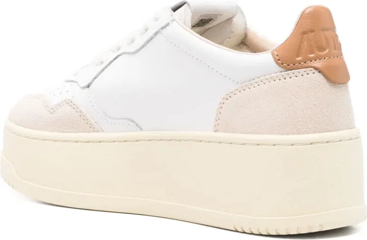 Leather Suede Panel Trainers - Image 3