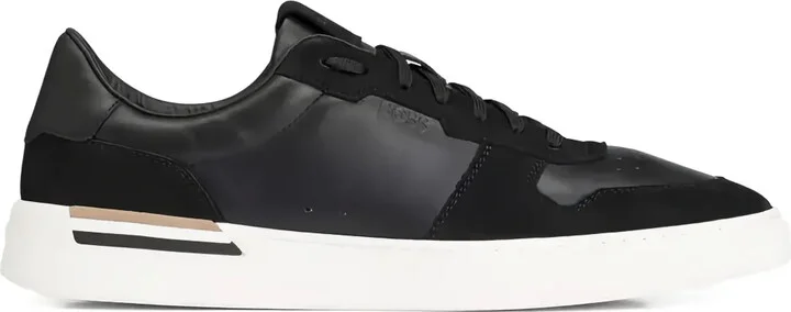 Leather Suede Panel Trainers