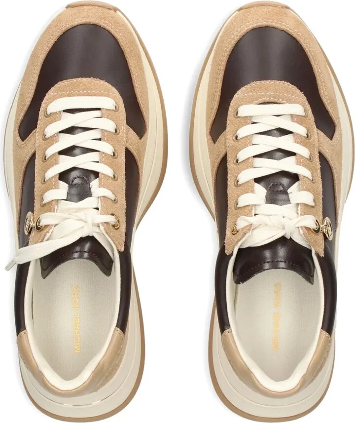 Leather Suede Platform Sneakers - Image 3