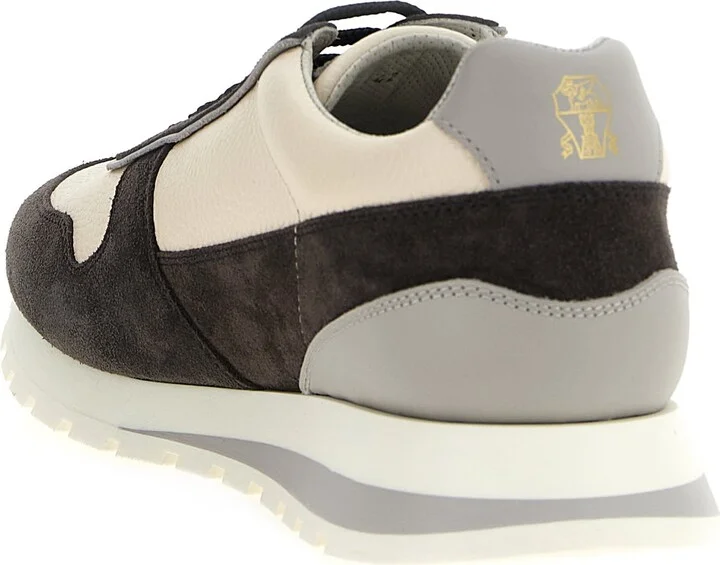 Leather Suede Sneakers - Image 3