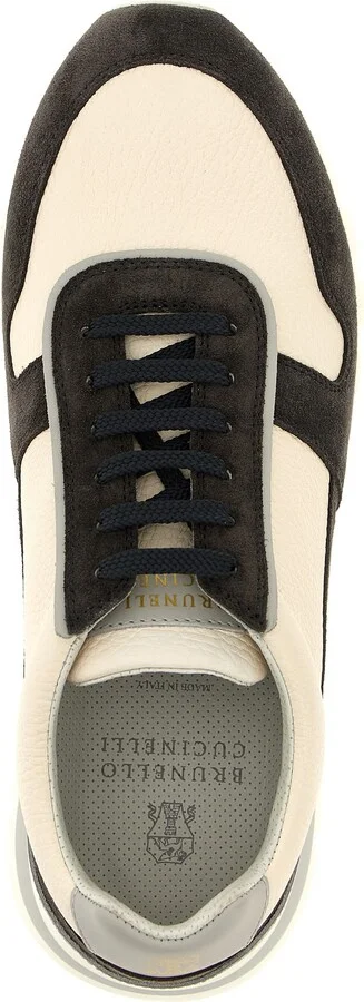 Leather Suede Sneakers - Image 4