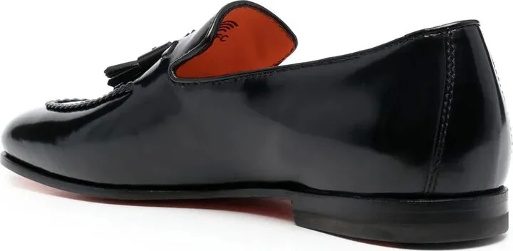 Leather Tassel-Detail Loafers - Image 3
