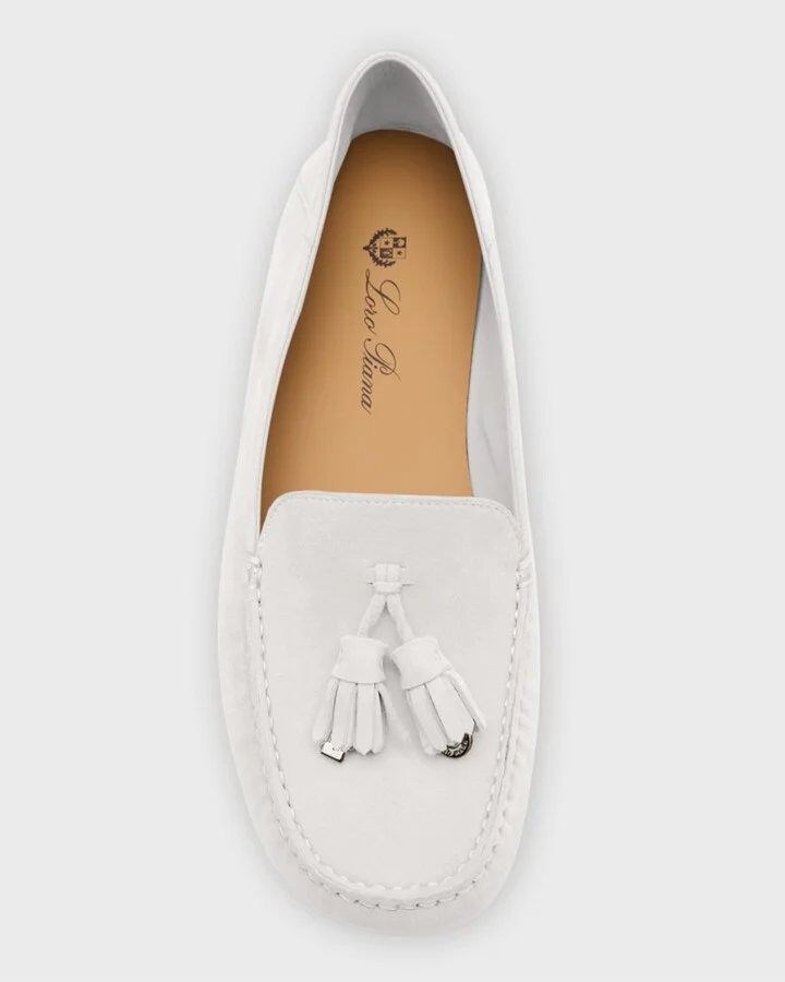 Leather Tassel Moccasin Driver Loafers - Image 11