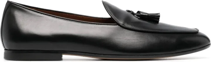 Leather Tassels Loafers