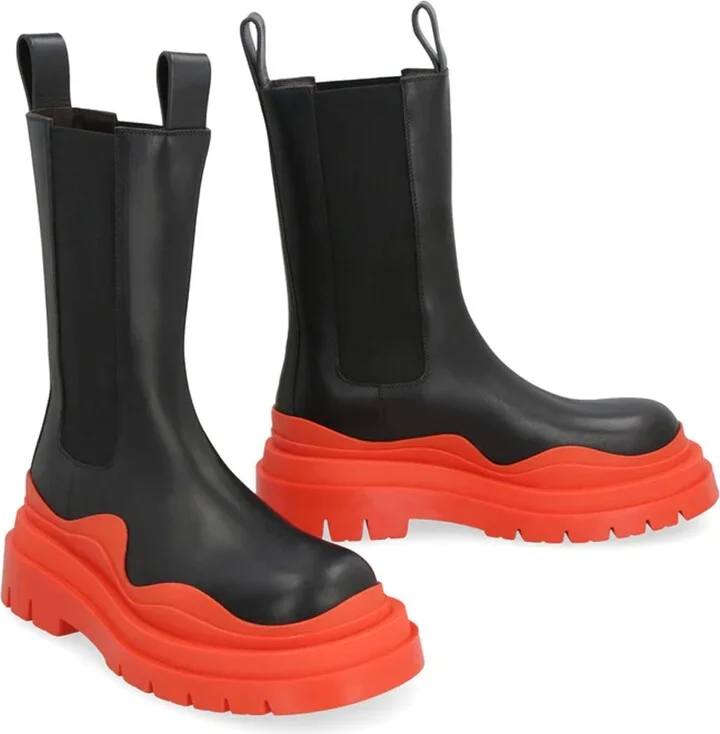 Leather Tire Boots - Image 2