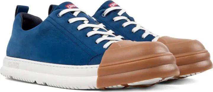 Leather-Toe Cap Sneakers - Image 2