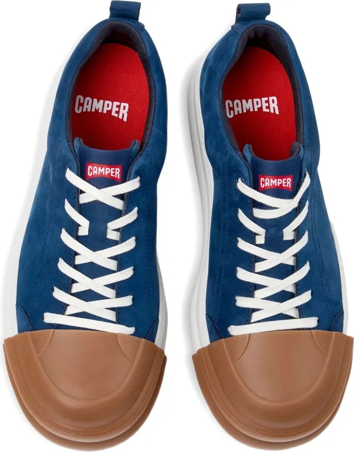 Leather-Toe Cap Sneakers - Image 4
