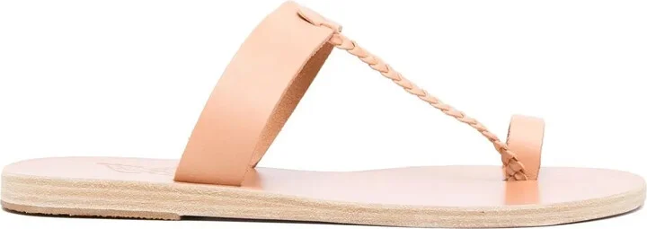 Leather Toe-Strap Sandals