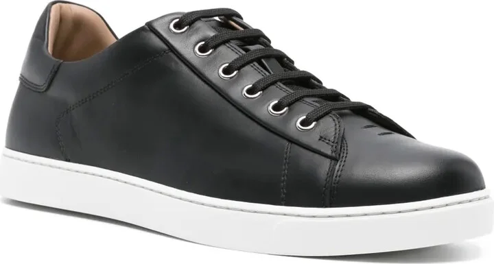 Leather Tonal Sneakers - Image 2