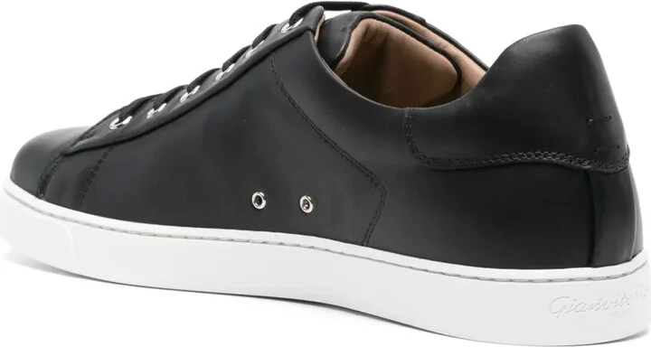 Leather Tonal Sneakers - Image 3