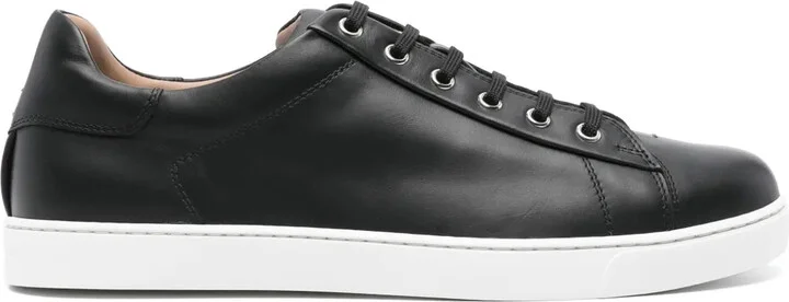 Leather Tonal Sneakers
