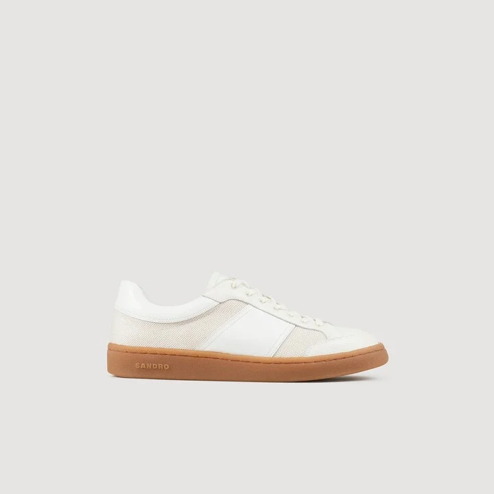 Leather trainers
