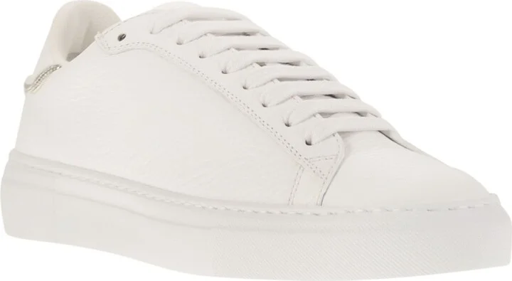 Leather Trainers With Diamond Thread - Image 2
