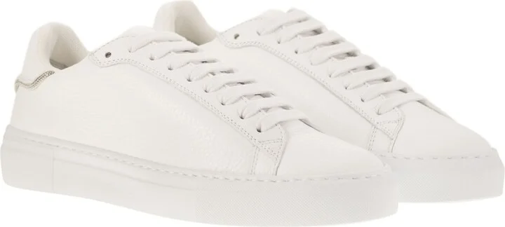 Leather Trainers With Diamond Thread - Image 4