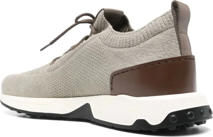Leather-Trim Sneakers - Image 3