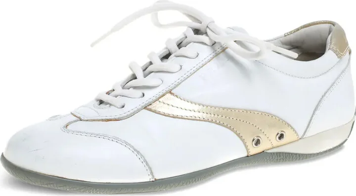 Leather-Trim Sneakers - Image 2