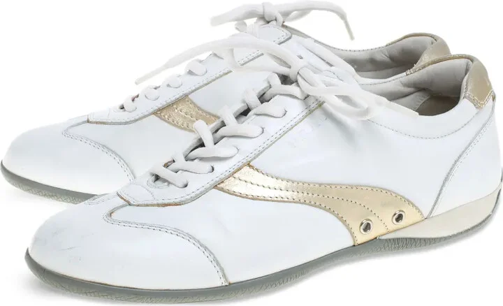 Leather-Trim Sneakers - Image 3