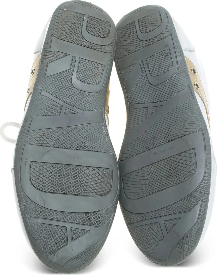 Leather-Trim Sneakers - Image 5