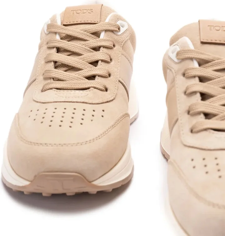Leather-Trim Suede Sneakers - Image 2
