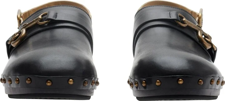 Leather Trunk Strap Clogs - Image 3