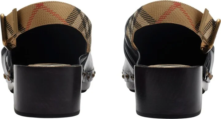 Leather Trunk Strap Clogs - Image 4