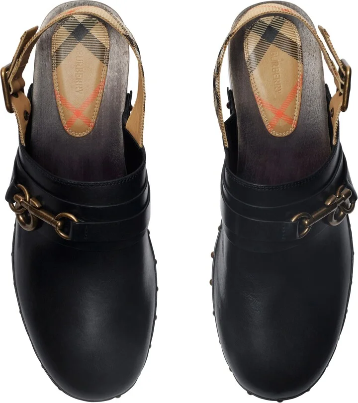 Leather Trunk Strap Clogs - Image 5