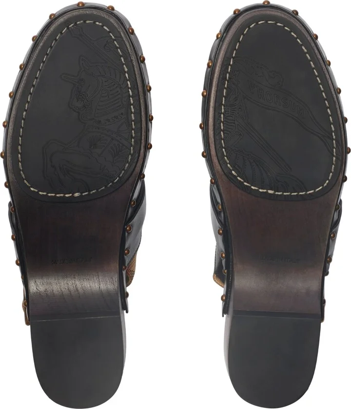Leather Trunk Strap Clogs - Image 6