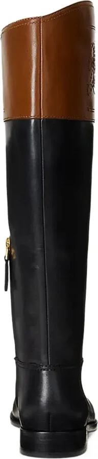 Leather Two-Tone Boots - Image 2