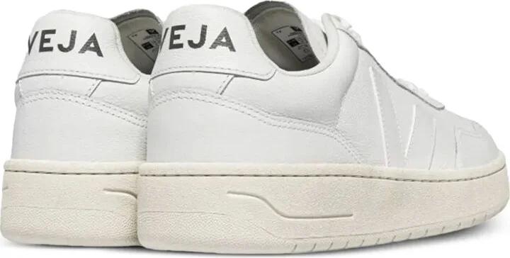 Leather V-Logo Sneakers - Image 3