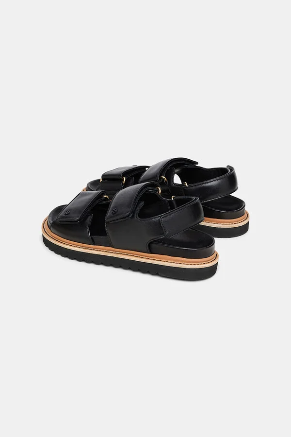 Leather Velcro strap sandals - Image 7